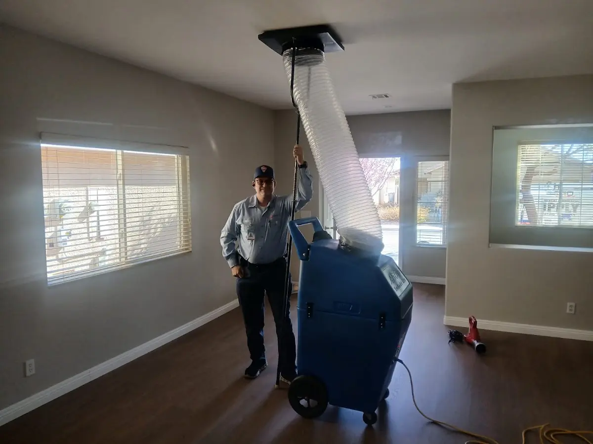 Professional Dryer Vent Cleaning work inside a Kayenta home